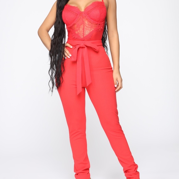 Whole Lotta lovin' Lace Jumpsuit - Picture 6 of 8